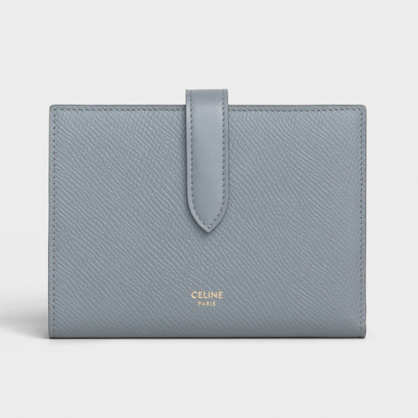 スーパーコピー CELINE【入手困難】 STRAP WALLET Mサイズ 折畳み長財布 10B643BFP.09GM